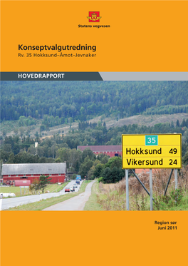 Konseptvalgutredning for Rv. 35 Hokksund–Åmot–Jevnaker