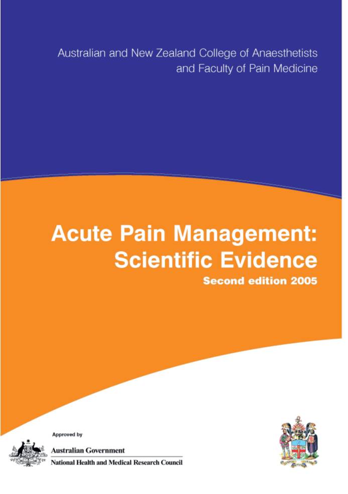 Acute Pain Management: Scientific Evidence