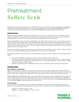 Sulfate Scale