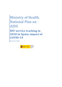 Ministry of Health. National Plan on AIDS