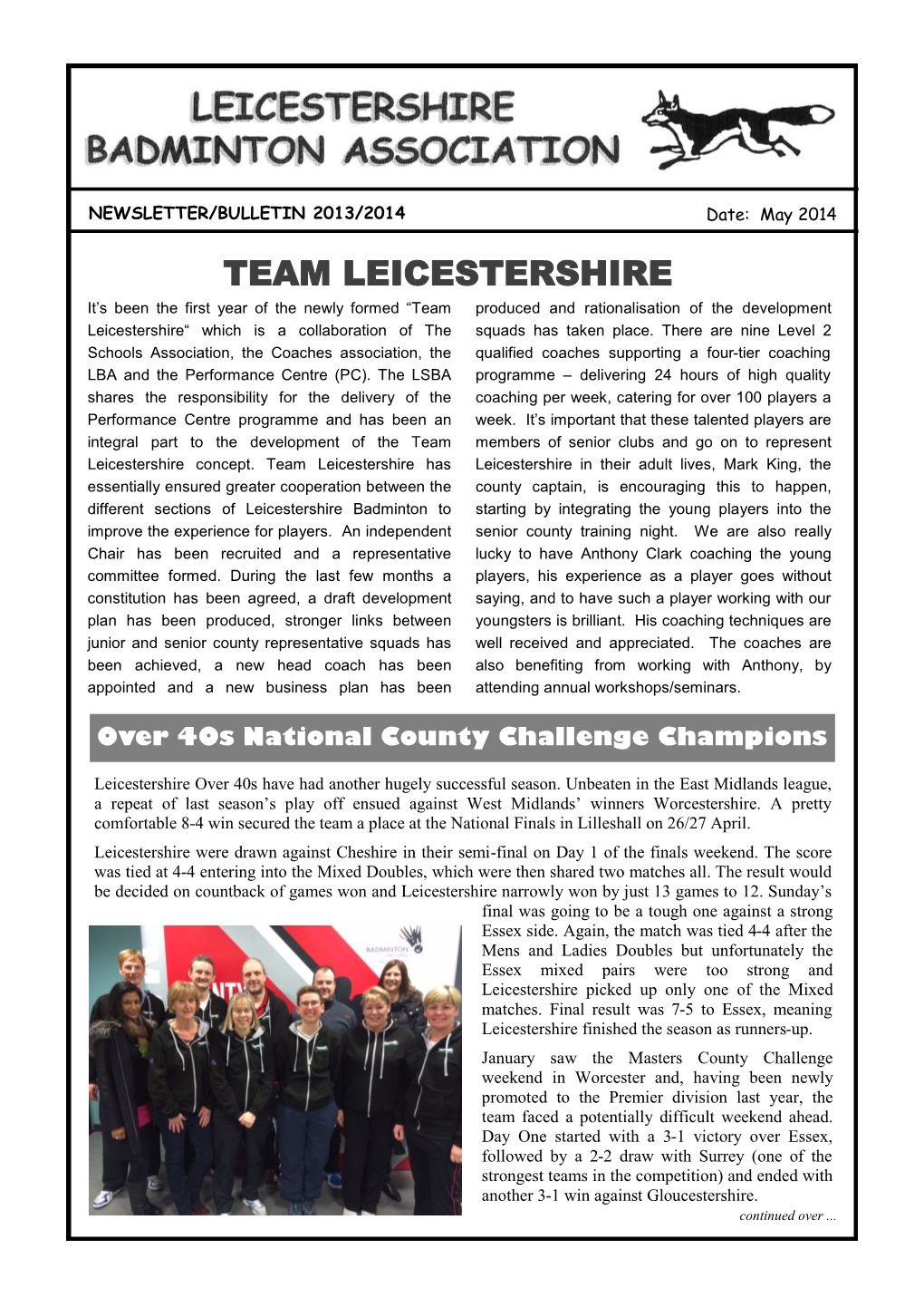 Team Leicestershire