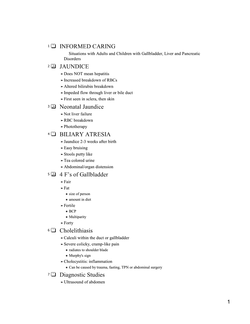 INFORMED CARING JAUNDICE Neonatal Jaundice BILIARY