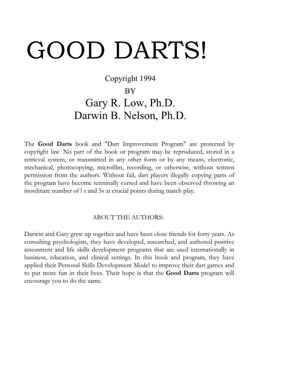 Good-Darts.Pdf