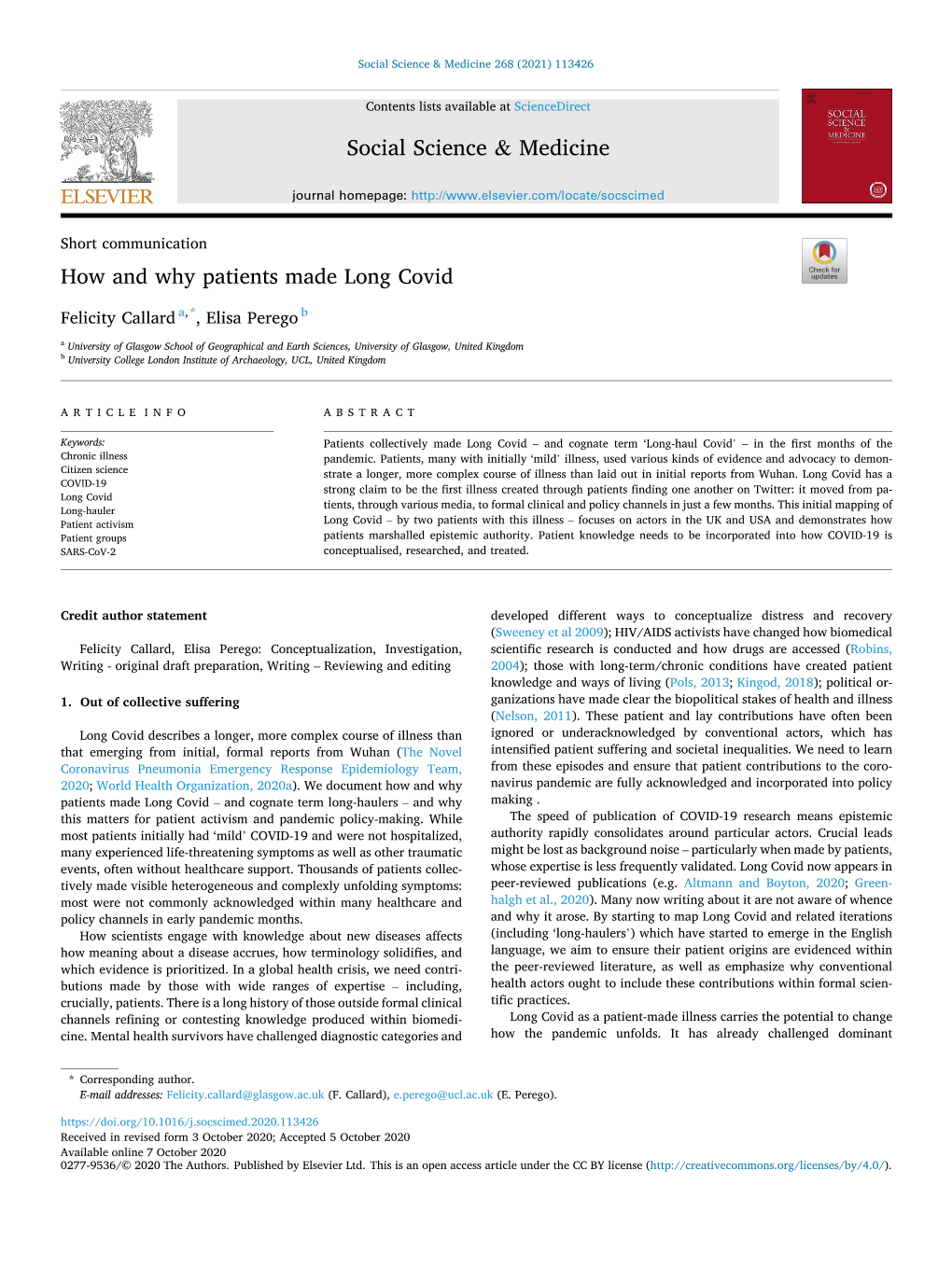 How and Why Patients Made Long Covid