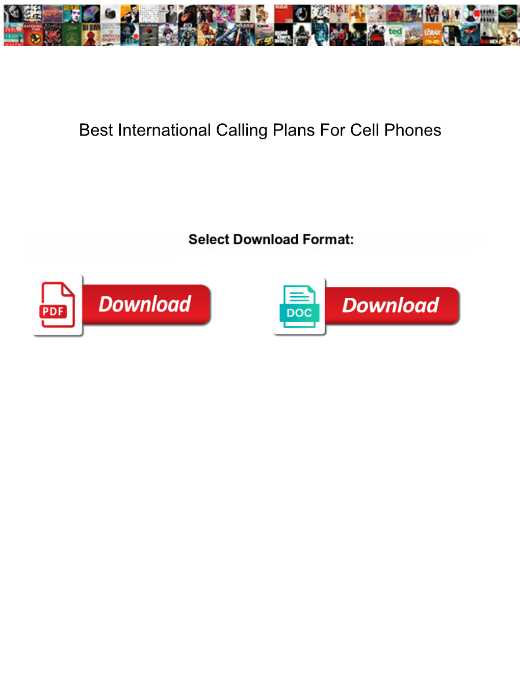 Best International Calling Plans for Cell Phones