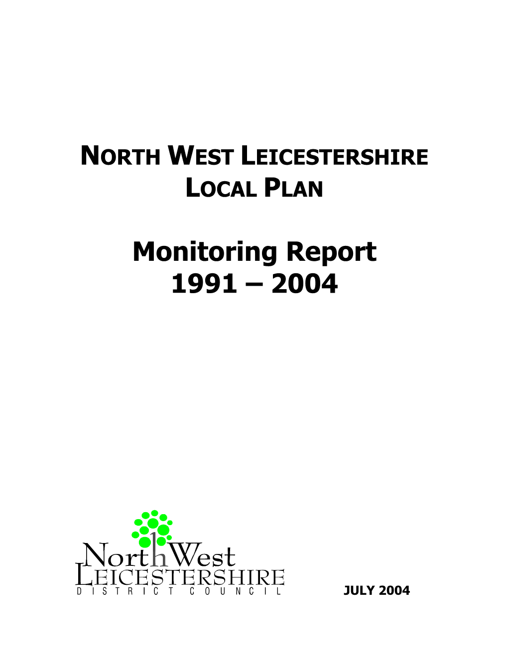 Annual Monitoring Report 2004