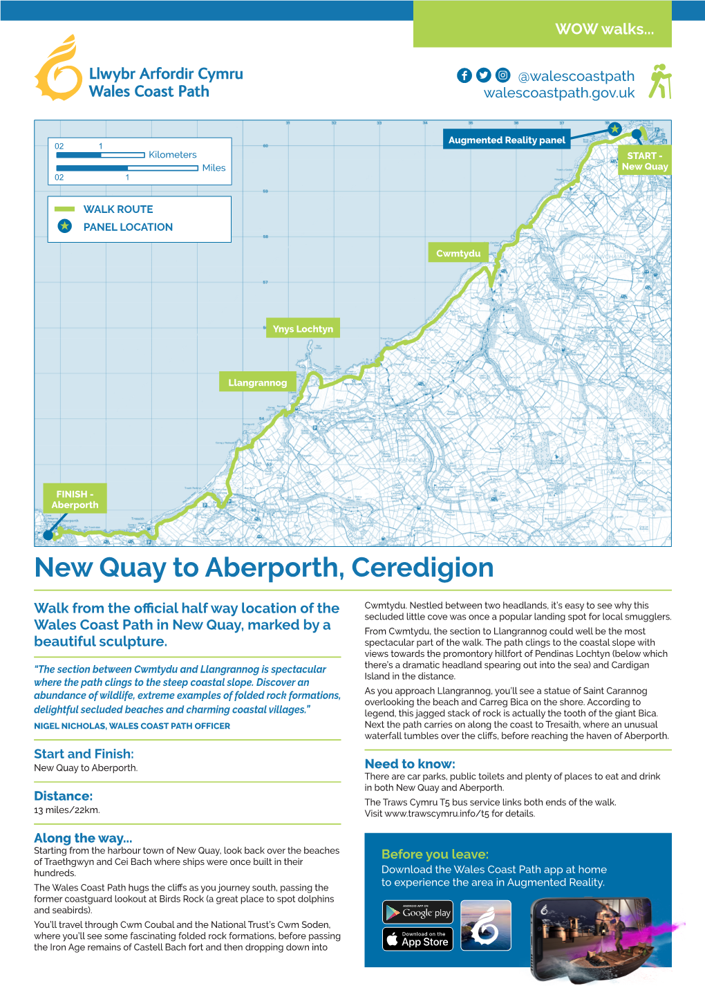 New Quay to Aberporth, Ceredigion