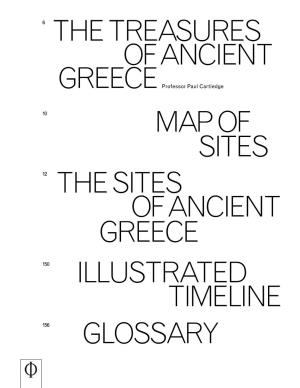 The Treasures the Sites Illustrated Glossary Map