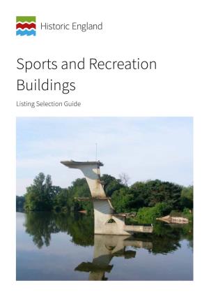 Sports and Recreation Buildings Listing Selection Guide Summary