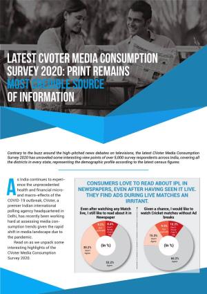 Media Consumption Survey