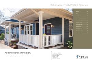 Balustrades, Porch Posts & Columns