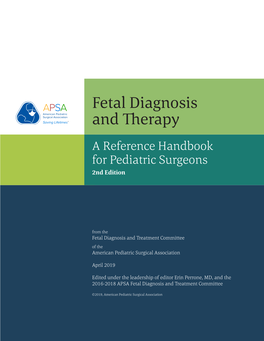 APSA Fetal Handbook 2Nd Ed.Indd