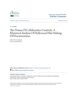 A Rhetorical Analysis of Hollywood Film Making-Of Documentaries" (2008)