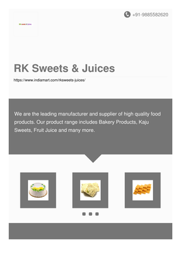 RK Sweets & Juices