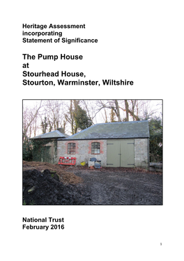 The Pump House at Stourhead House, Stourton, Warminster, Wiltshire