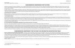 Wabaseemoong Independent First Nations Tlru Information and Mitigation Table
