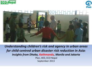 Understanding Children's Risk and Agency in Urban Areas