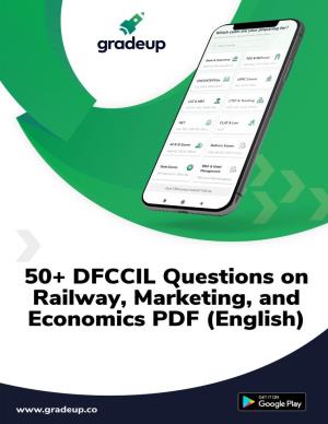 DFCCIL Economics Questions