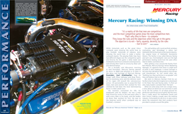 Mercury Racing: Winning