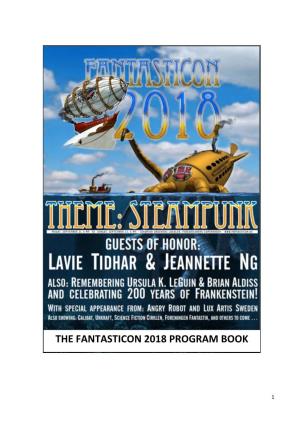 The Fantasticon 2018 Program Book