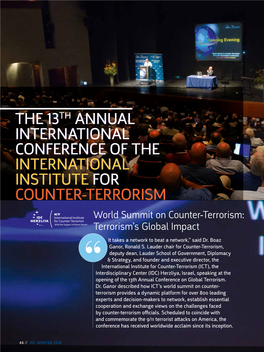 The 13Th Annual International Conference of The