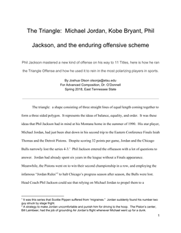 The Triangle: Michael Jordan, Kobe Bryant, Phil Jackson, and the Enduring Offensive Scheme