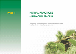 PART-II Herbal Plant Himachal Book