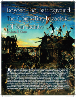 Beyond the Battleground: the Competing Legacies of San Jacinto by James E