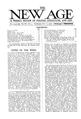 New Age, Vol.12, No.3. Nov. 21 1912