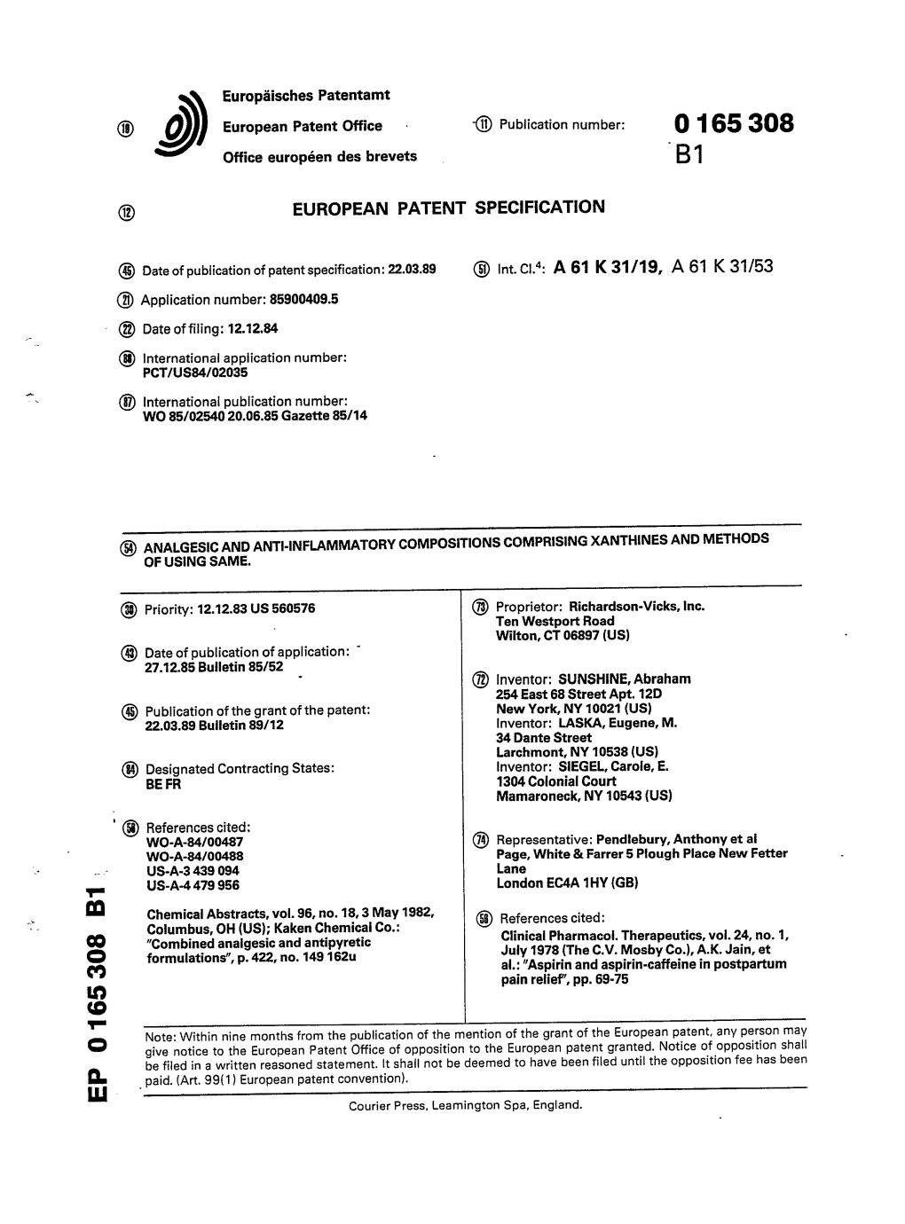 Analgesic and Anti-Inflammatory Compositions Comprising of Using Same