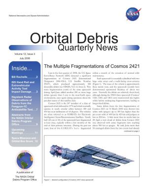 Orbital Debris Quarterly News Volume 12, Issue 3 July 2008