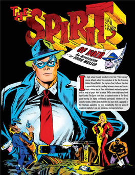 Will Eisner's the Spirit Tage of Others’ Hard Work, Eisner Anchored