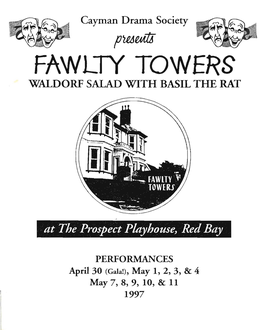 Fawlty Towers Waldorf Salad with Basil the Rat