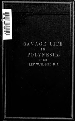 Historical Sketches of Savage Life in Polynesia; with Illustrative Clan Songs