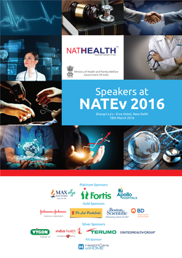 Natev 2016 Speaker Booklet