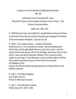 A Sojourn in the World of Kabbalah and Zohar Dec 20