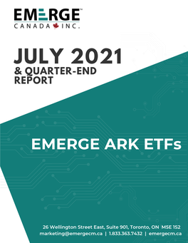 Q2 & July ETF Commentary