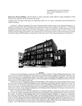 Hecla Iron Works Building, 100-118 North 11M Street, Brooklyn