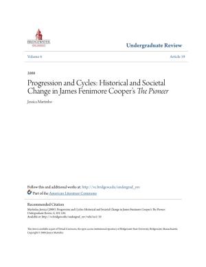 Historical and Societal Change in James Fenimore Cooper's