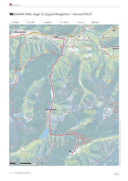 JULIANA TRAIL: Stage 15 Log Pod Mangartom - Tarvisio (ITALY)