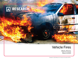 Vehicle Fires Marty Ahrens March 2020