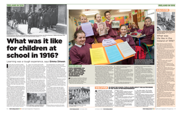 What Was It Like for Children at School in 1916?