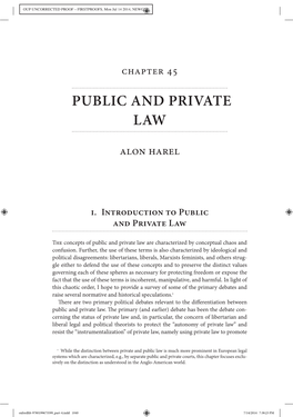 Public and Private Law