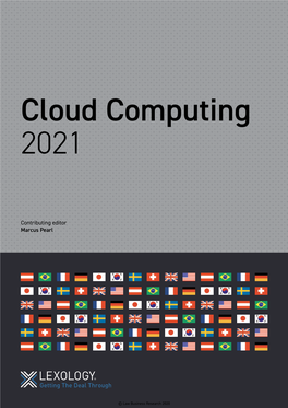 Cloud Computing 2021 Cloud Computing 2021