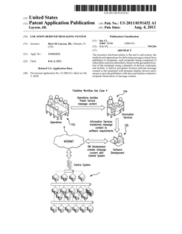(12) Patent Application Publication (10) Pub. No.: US 2011/0191432 A1 Layson, JR