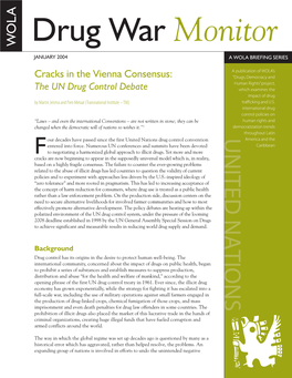 The UN Drug Control Debate 2004