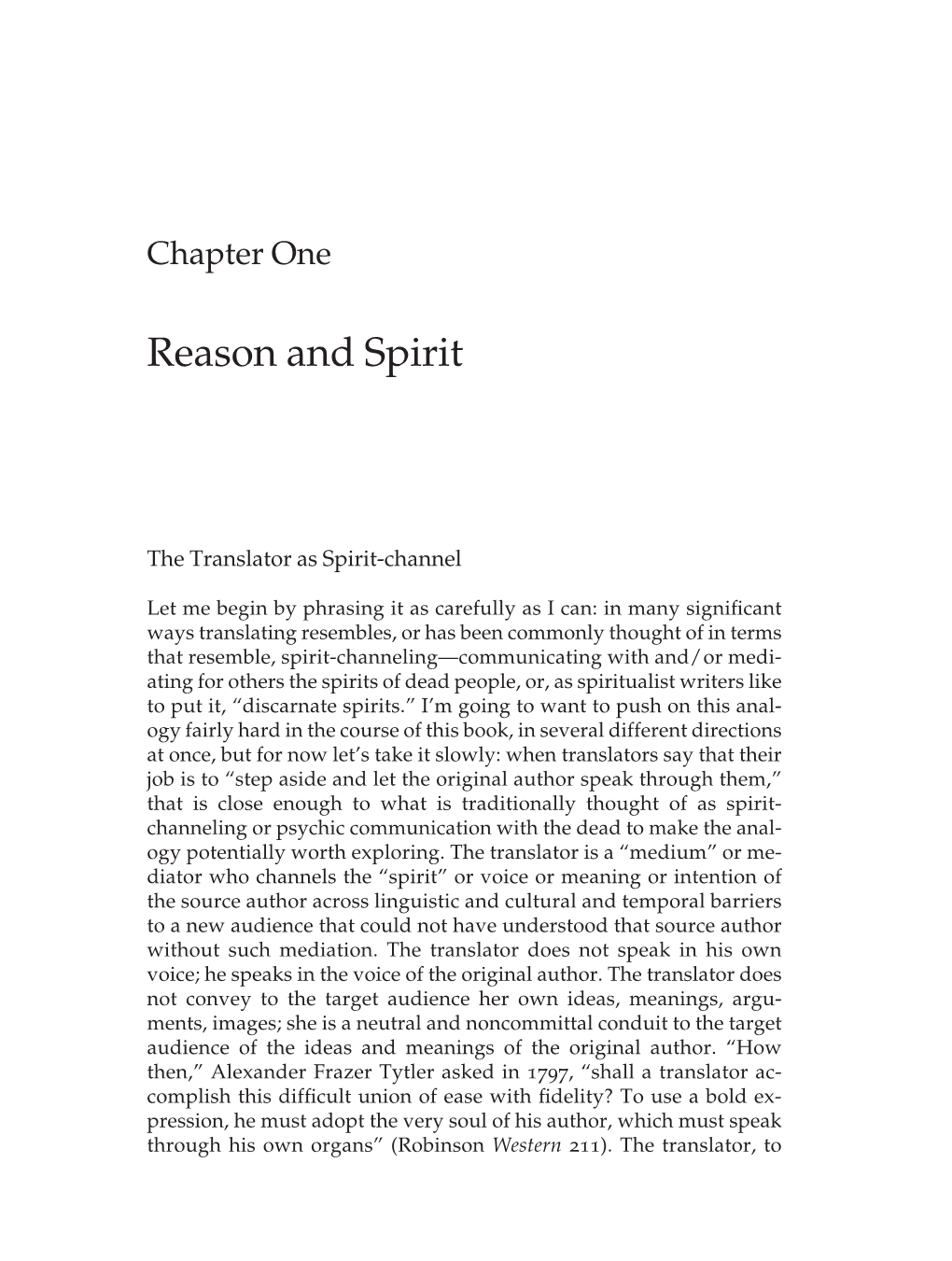 Reason and Spirit