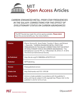 Carbon-Enhanced Metal-Poor Star Frequencies in the Galaxy: Corrections for the Effect of Evolutionary Status on Carbon Abundances