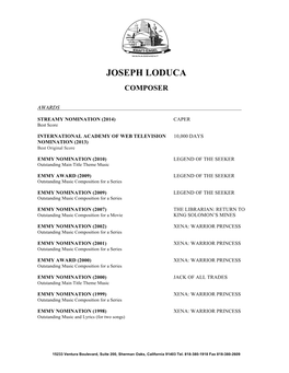 Joseph Loduca