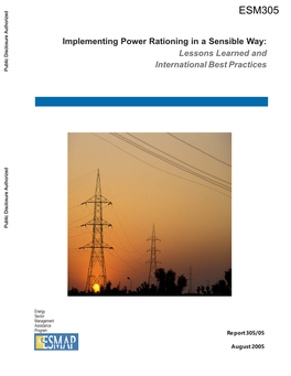 6 Comparison Between the Quota System and Rolling Blackouts